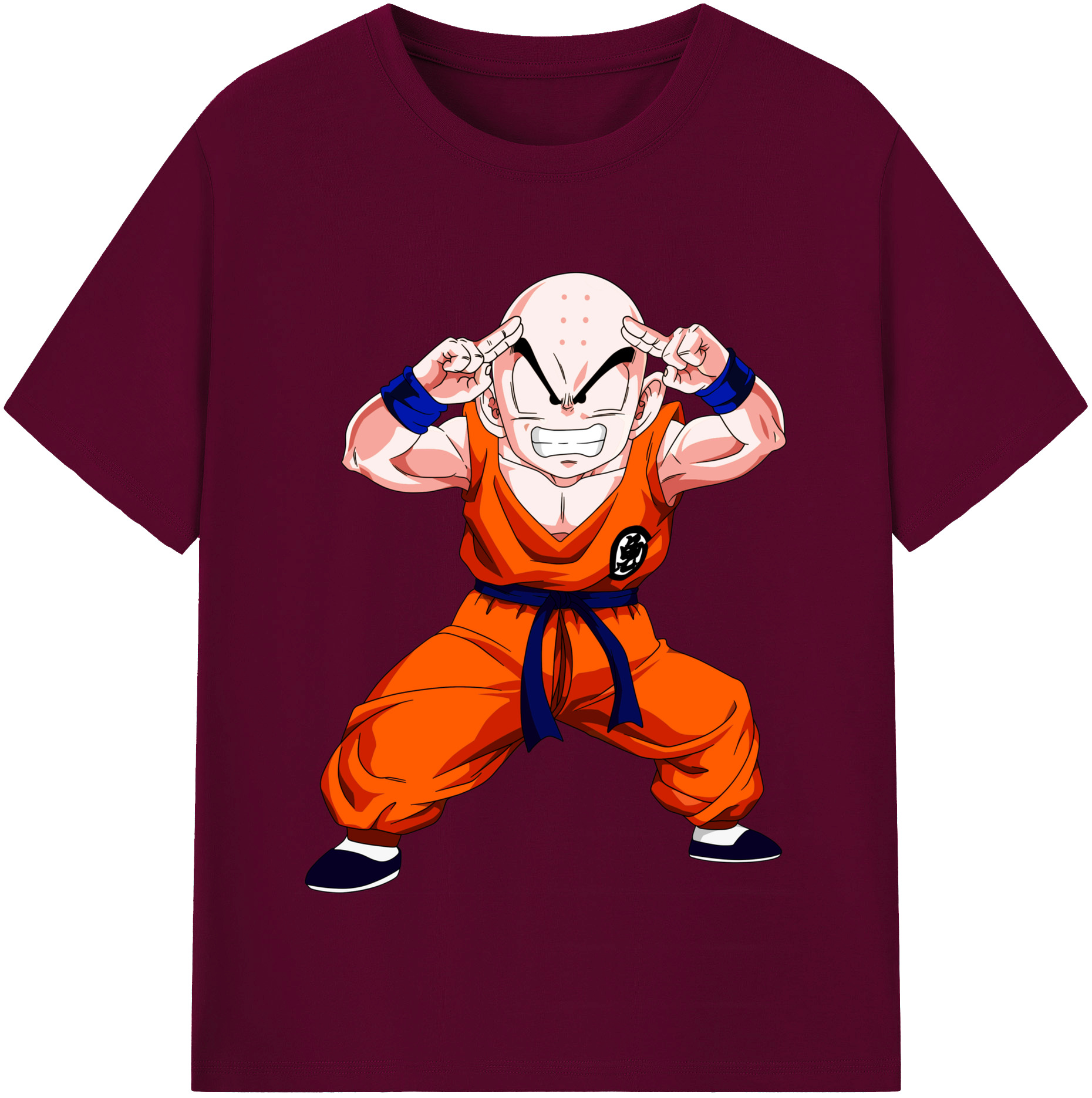 （画像用） ドラゴンボール クリリン DRAGON BALL krillin レディースカジュアルプリントTシャツ（綿100％）